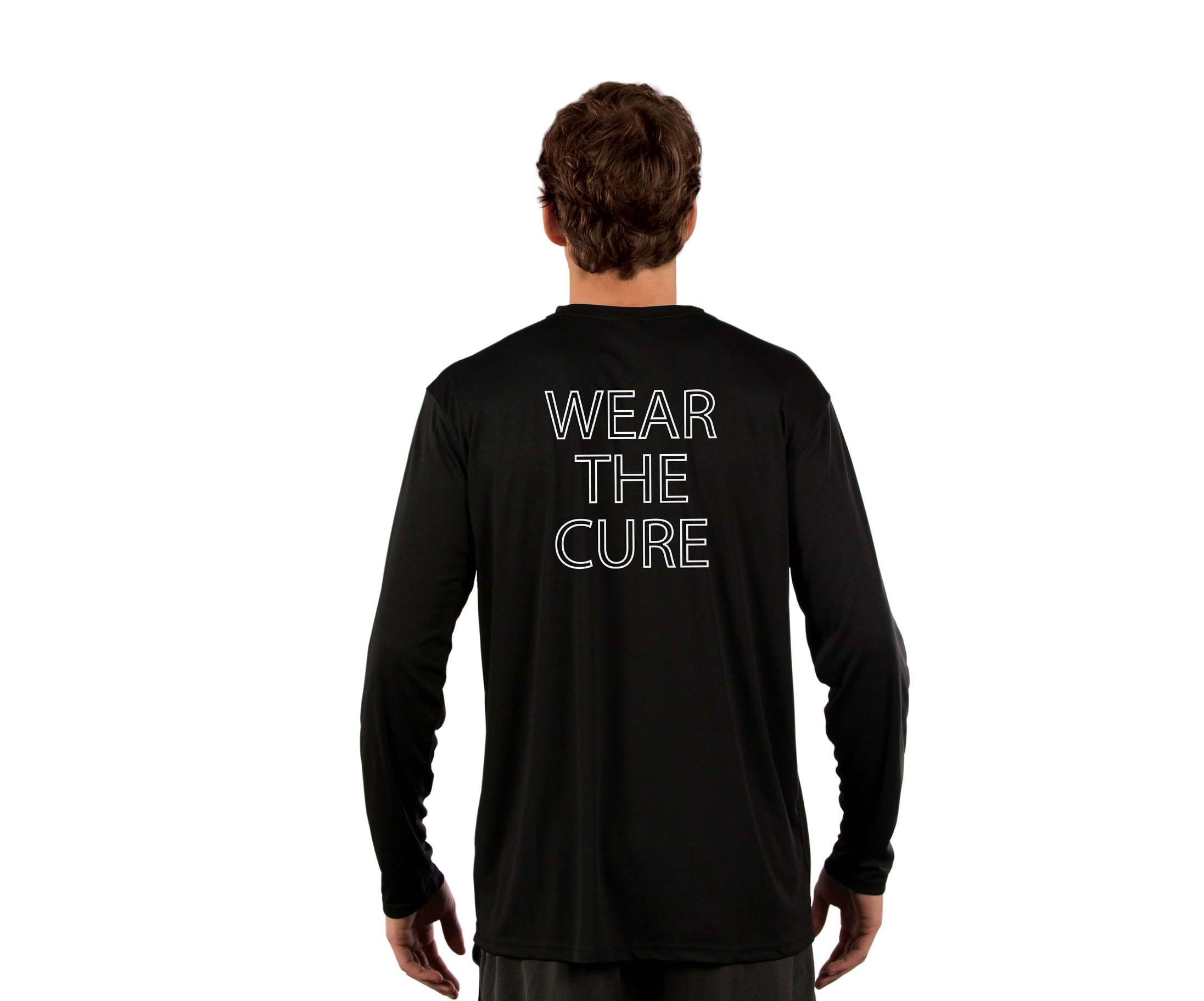 Men's Long Sleeve UPF 50+ Shirt - Black