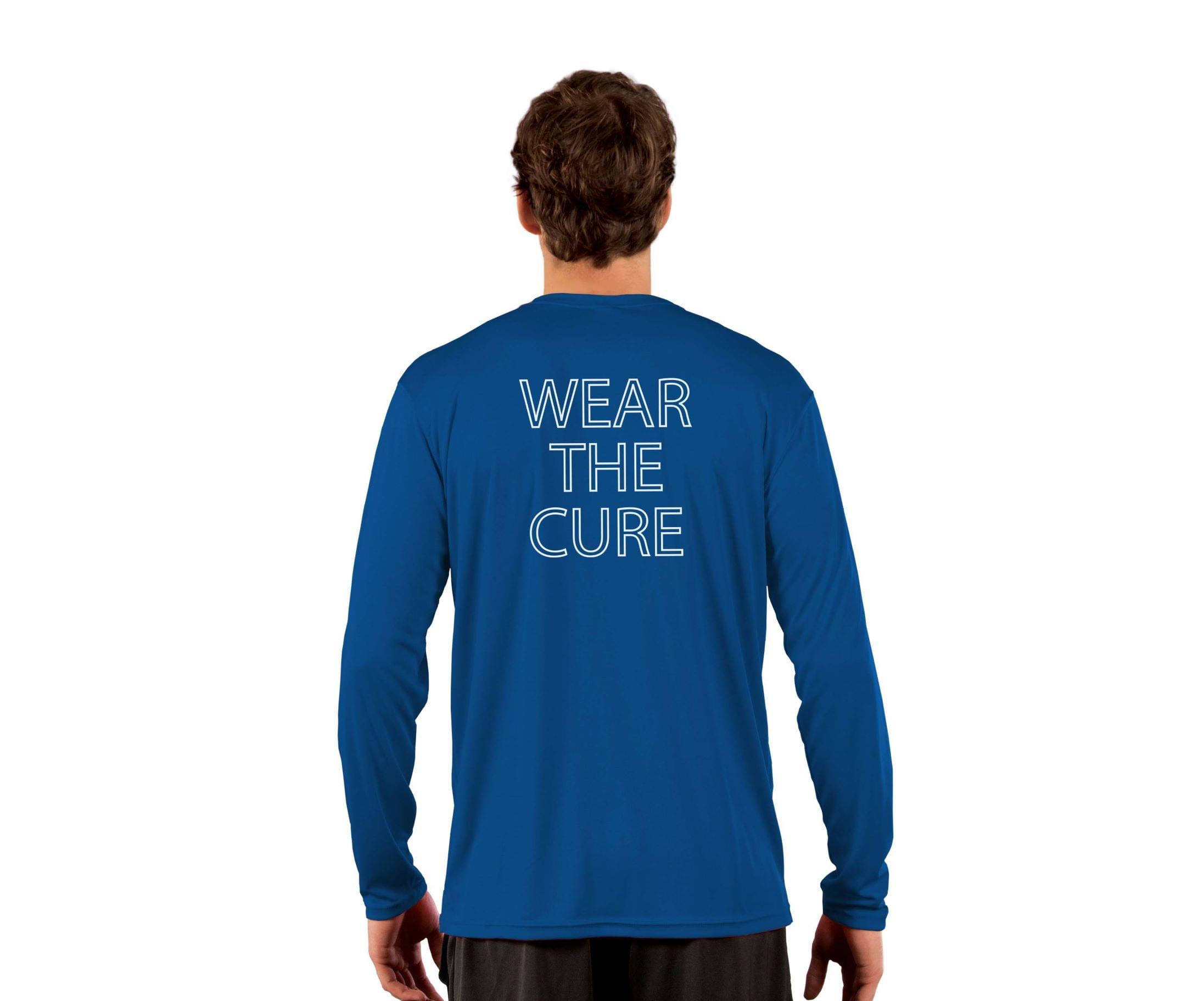 Men's Long Sleeve UPF 50+ Shirt - Royal Blue
