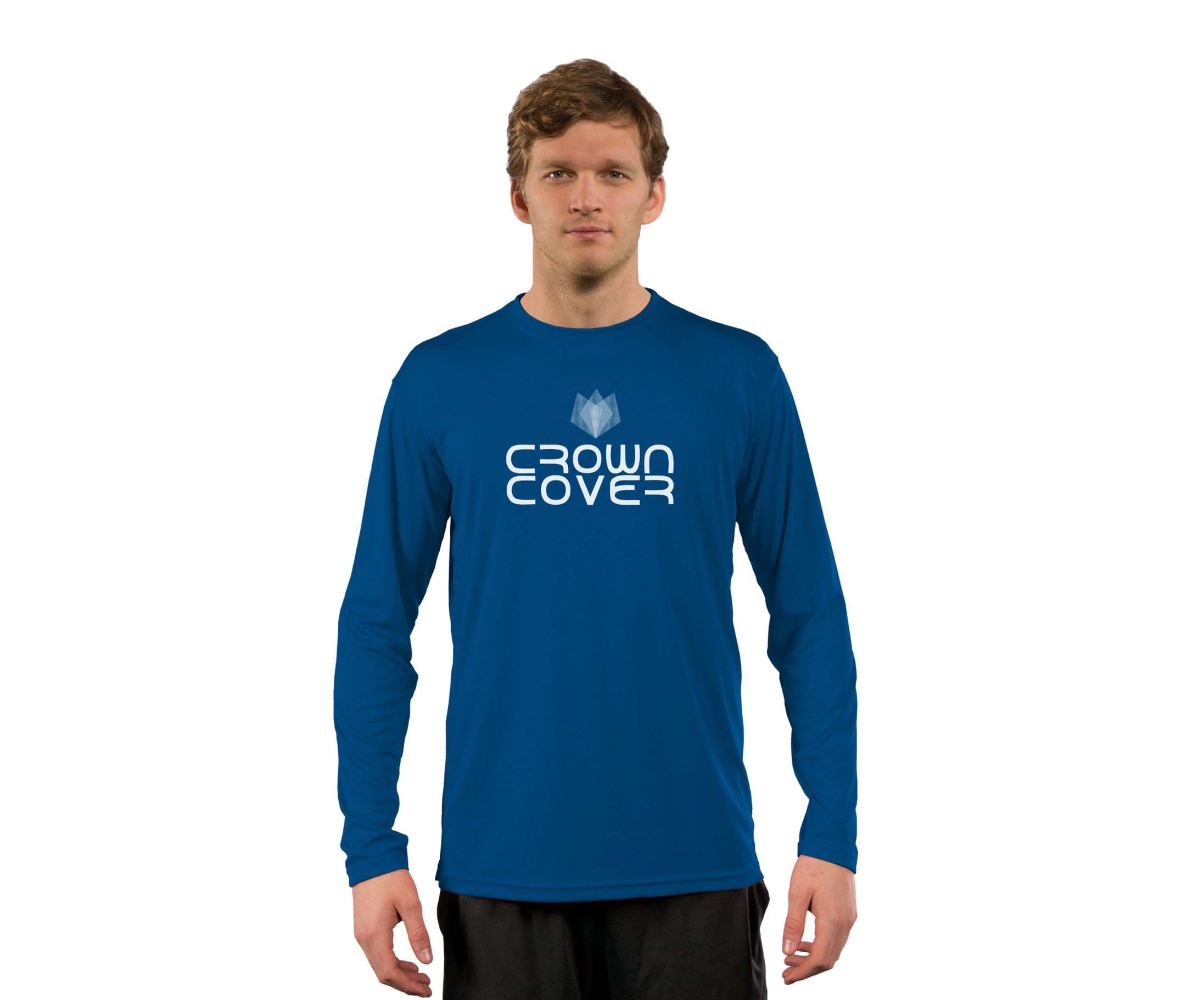 Men's Long Sleeve UPF 50+ Shirt - Royal Blue