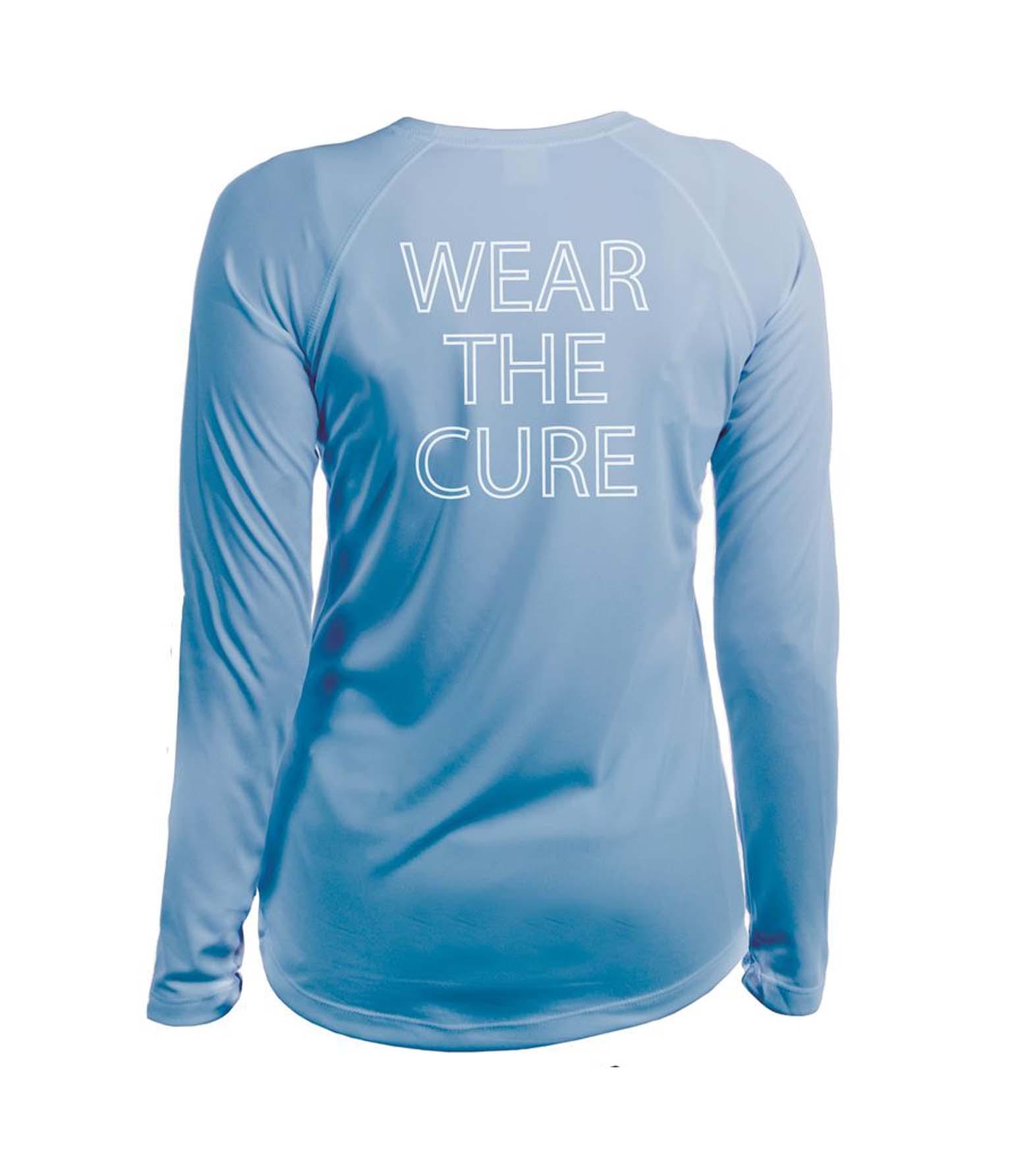 Women's Long Sleeve UPF 50+ Shirt - Columbia Blue