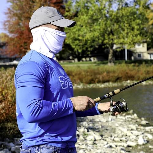 Men's Long Sleeve UPF 50+ Shirt - Royal Blue